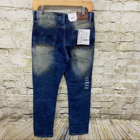 NWT Southpole Dark Wash Active Flex Skinny Jeans - Picture 3 of 5